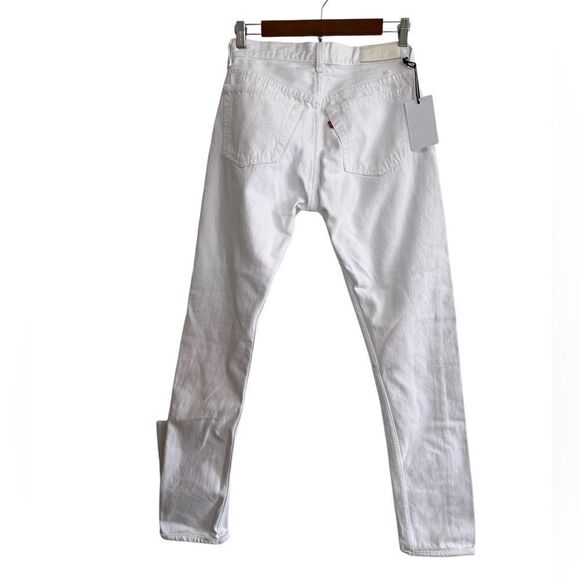Re/Done White Levi’s Straight Leg Jeans Size 26 - Picture 2 of 13